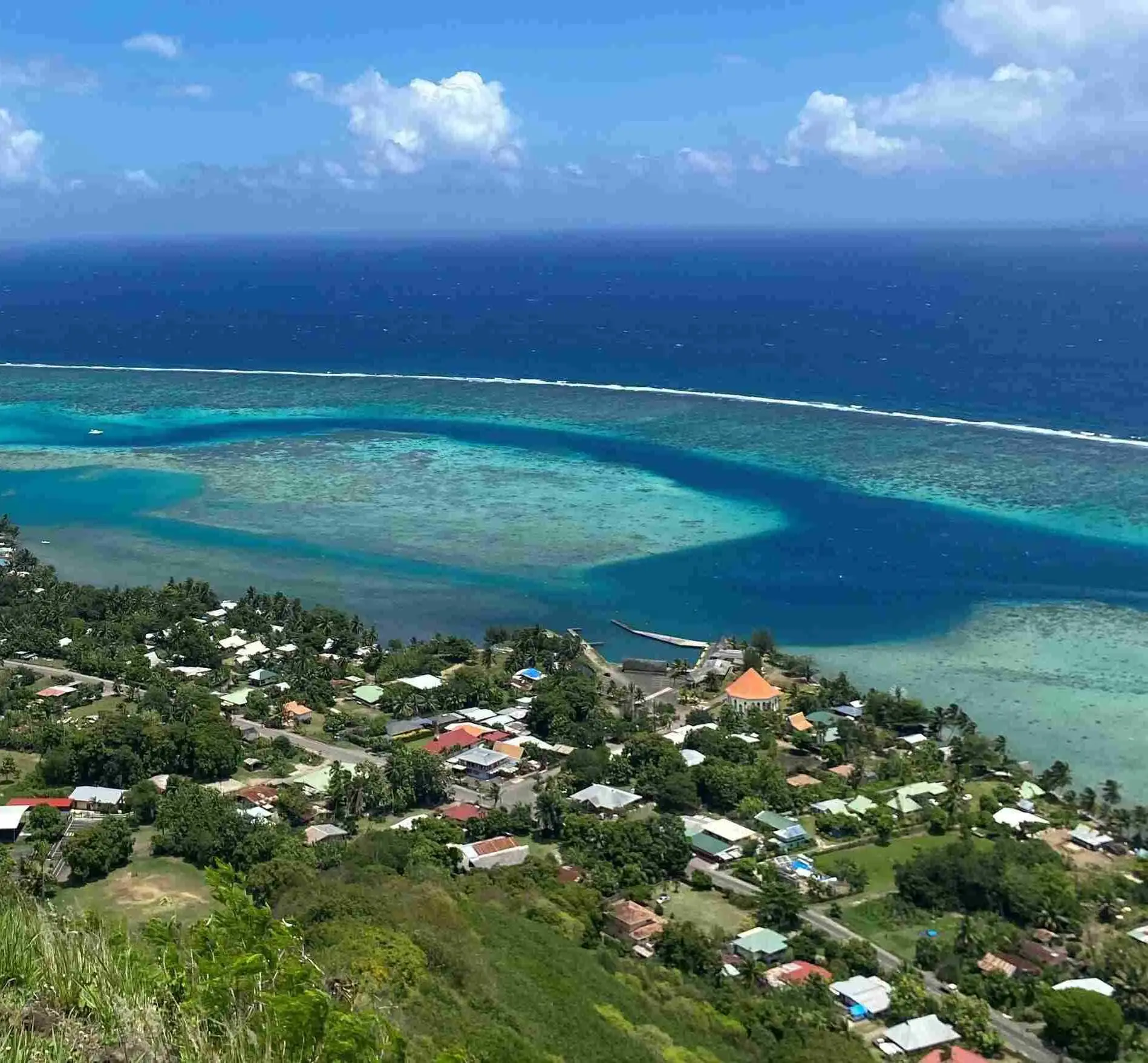 Vue de Tahiti